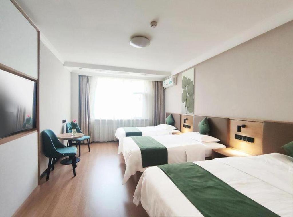 Greentree Inn Beijing Daxing Xingye Street Liyuan Business Hotel Exteriör bild